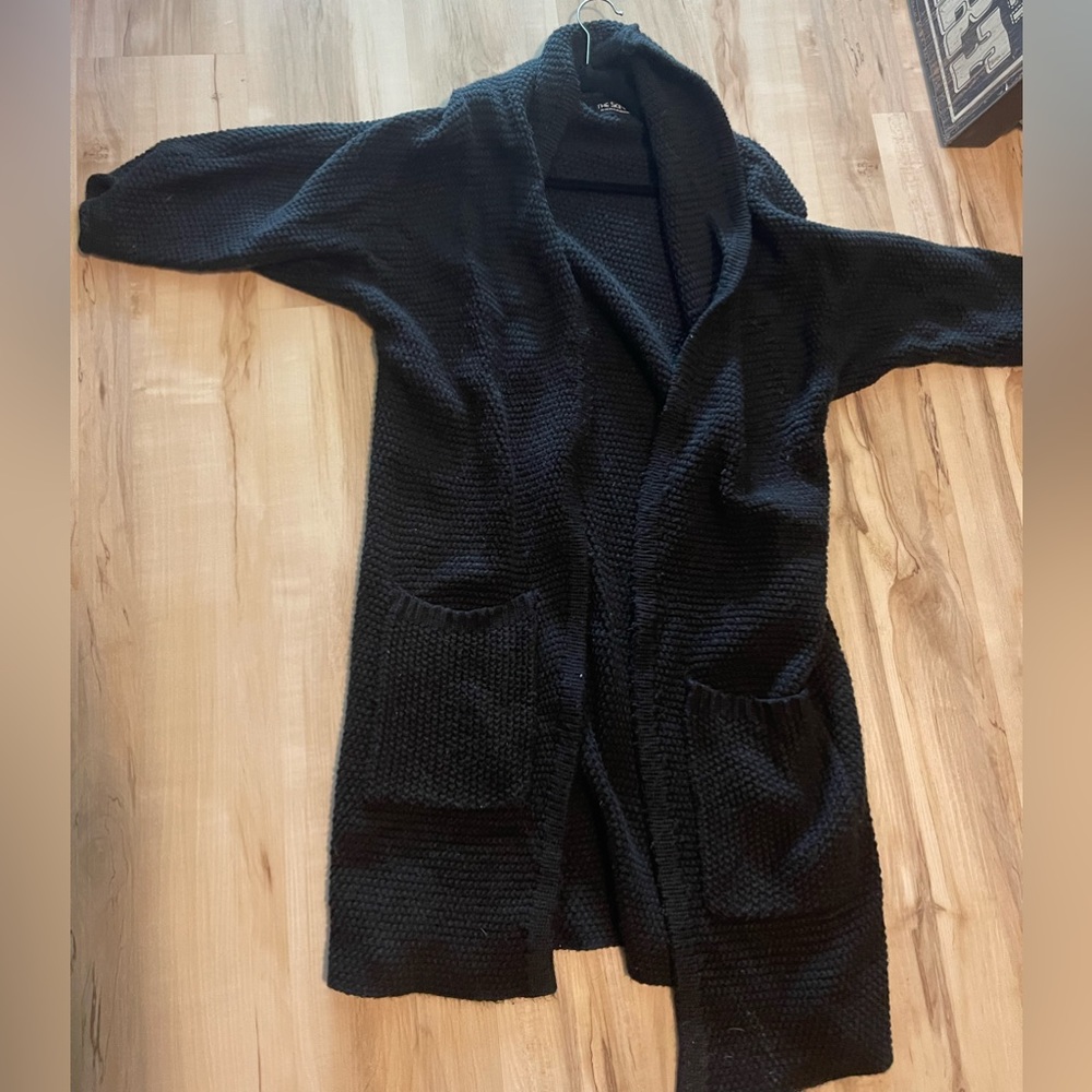 Shop the Skinny long style black cardigan